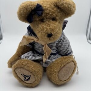 Boyds Bears Collection 2001 Sailor Girl Bear Plush 14" Nautical Dress Vintage